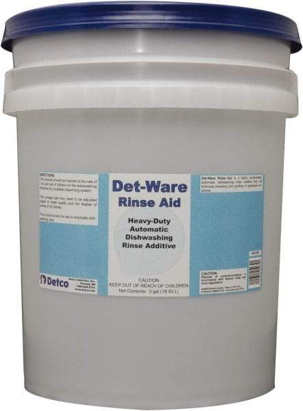 Detco - 5 Gal Pail Automatic Dishwashing Liquid - Unscented - Benchmark Tooling