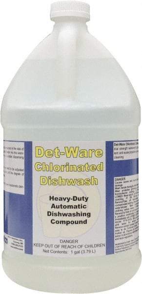 Detco - 1 Gal Bottle Automatic Dishwashing Liquid - Unscented - Benchmark Tooling