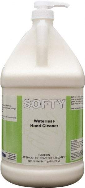 Detco - 1 Gal Bottle Waterless Cream Waterless Hand Cleaner - White, Banana Scent - Benchmark Tooling