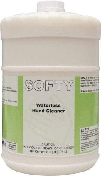 Detco - 1 Gal Bottle Waterless Cream Waterless Hand Cleaner - White, Banana Scent - Benchmark Tooling