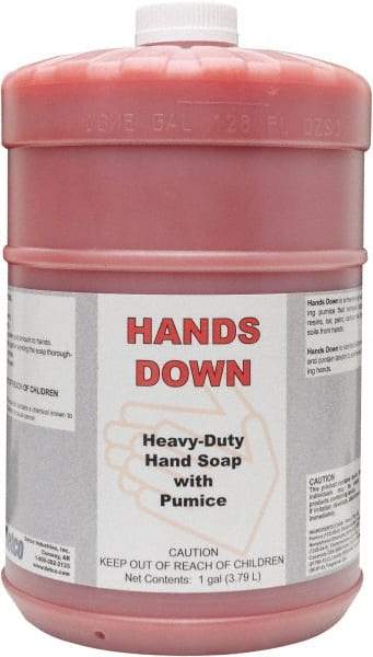 Detco - 1 Gal Bottle Gel Hand Cleaner with Grit - Red, Cherry Scent - Benchmark Tooling