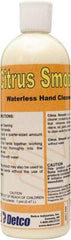 Detco - 16 oz Squeeze Bottle Waterless Cream Waterless Hand Cleaner - Yellow, Citrus Scent - Benchmark Tooling