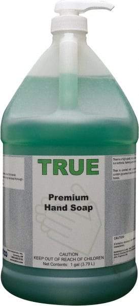 Detco - 1 Gal Pump Bottle Liquid Hand Cleaner - Green, Herbal Scent - Benchmark Tooling