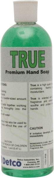 Detco - 16 oz Squeeze Bottle Liquid Hand Cleaner - Green, Herbal Scent - Benchmark Tooling