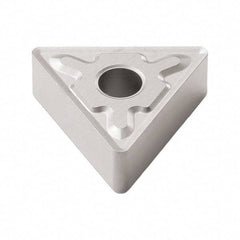 Seco - TNMG332 MF3 Grade TP3501 Carbide Turning Insert - Ti(C/N)/Al2O3 Finish, 60° Triangle, 3/8" Inscr Circle, 3/16" Thick, 1/32" Corner Radius - Benchmark Tooling