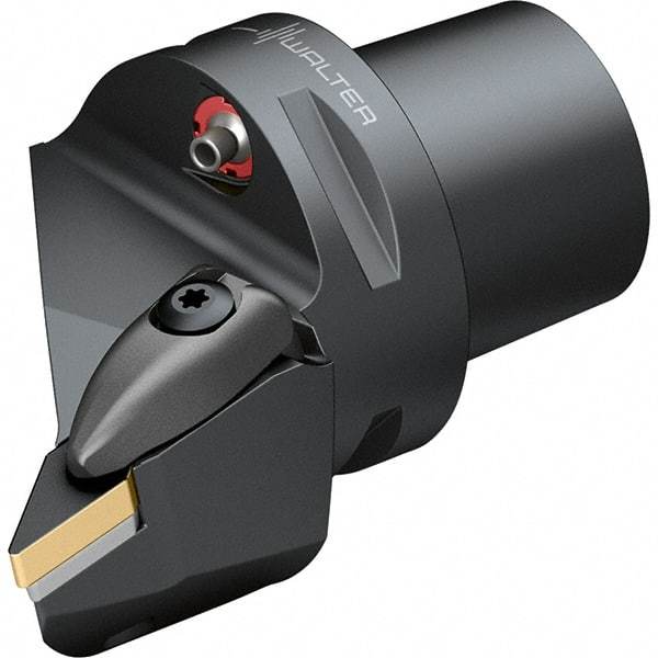 Walter - 93° Lead Angle, Indexable Turning Toolholder - 86mm OAL, Series DVJN-CAPTO-AUSSEN - Benchmark Tooling