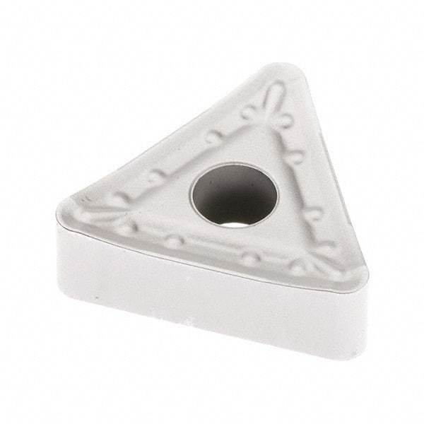 Seco - TNMM433 R4 Grade TP3501 Carbide Turning Insert - TiCN/Al2O3 Finish, 60° Triangle, 1/2" Inscr Circle, 3/16" Thick, 3/64" Corner Radius - Benchmark Tooling