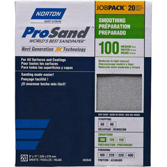 Norton - Sanding Sheets Abrasive Material: Aluminum Oxide Grade: Medium - Benchmark Tooling