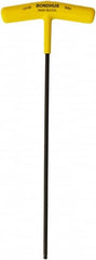 Bondhus - 1/8" Hex, T-Handle, Ball End Hex Key - 7.8" OAL, Protanium High Torque Steel, Inch System of Measurement - Benchmark Tooling