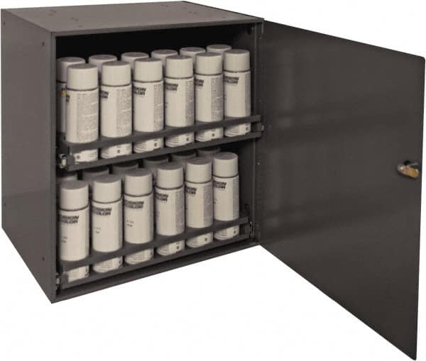 Durham - 2 Drawer, Small Parts Aerosol Cabinet - 22" Deep x 23" Wide x 17" High - Benchmark Tooling