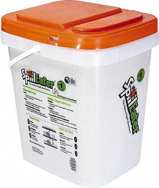 SpillEater - 20 Lb Pail Cellulose Granular Absorbent - Spill Containment - Benchmark Tooling