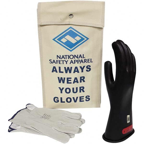 National Safety Apparel - Class 0, Size 11, 11" Long, Rubber Lineman's Glove Kit - Exact Industrial Supply