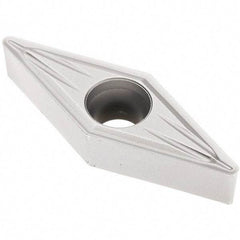 Seco - VBMT330.5 MF2 Grade TP3501 Carbide Turning Insert - TiCN/Al2O3 Finish, 35° Diamond, 3/8" Inscr Circle, 3/16" Thick, 0.2mm Corner Radius - Benchmark Tooling
