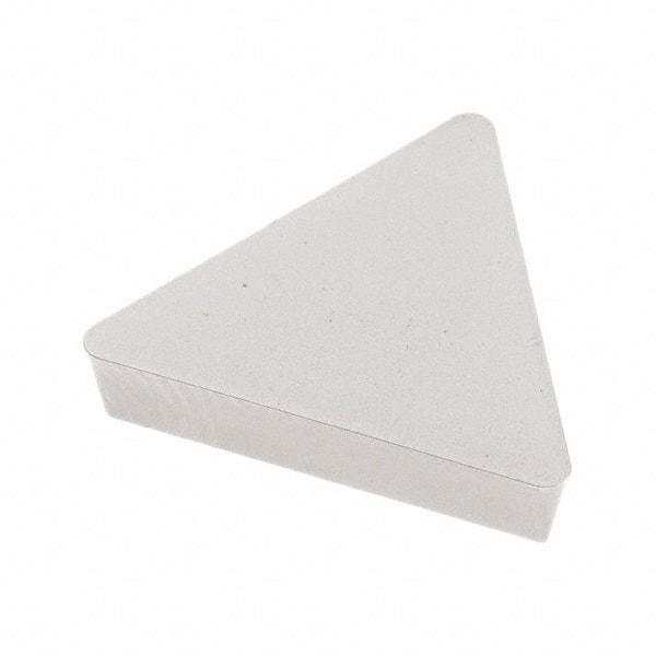 Seco - TPUN321 Grade TP3501 Carbide Turning Insert - TiCN/Al2O3 Finish, 60° Triangle, 3/8" Inscr Circle, 1/8" Thick, 1/64" Corner Radius - Benchmark Tooling