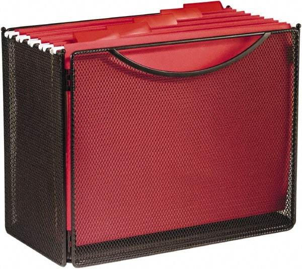 Safco - Black File Boxes-Storage - Steel, Mesh - Benchmark Tooling