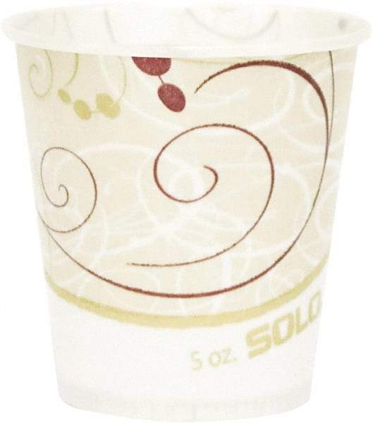 Solo - Paper Water Cups, Waxed, 5 oz, 100/Bag, 30 Bags/Carton - Multicolor - Benchmark Tooling