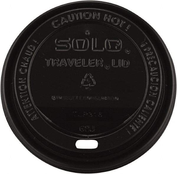 Solo - Traveler Drink-Thru Lids, 10-24 oz Cups - Black - Benchmark Tooling