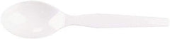 Dixie - Plastic Cutlery, Heavy Mediumweight Teaspoons, 100/B oz - White - Benchmark Tooling