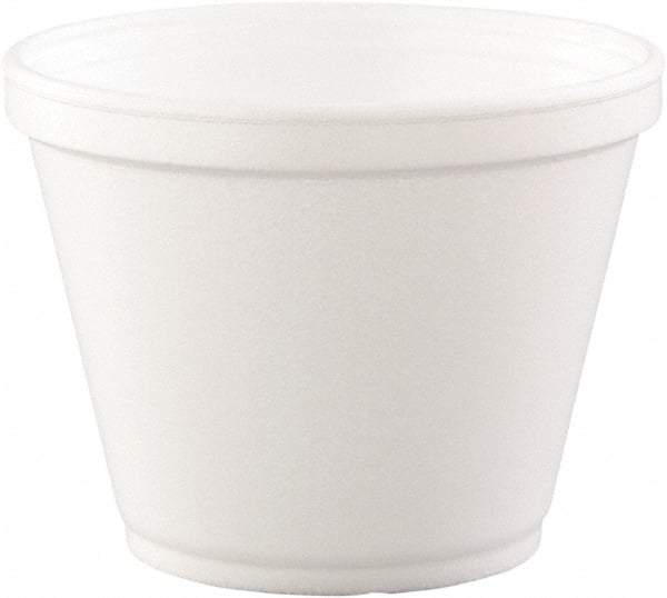 DART - Food Containers, Foam, 12 oz, 25/Bag, 20 Bags/Carton - White - Benchmark Tooling