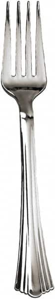 WNA - Heavyweight Plastic Forks, Reflections Design, Silver, 600/Carton - Silver - Benchmark Tooling