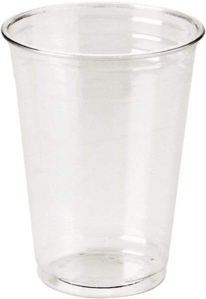 Dixie - Clear Plastic PETE Cups, Cold, 10 oz, WiseSize, 25/Pack, 20 Packs/Carton - Clear - Benchmark Tooling