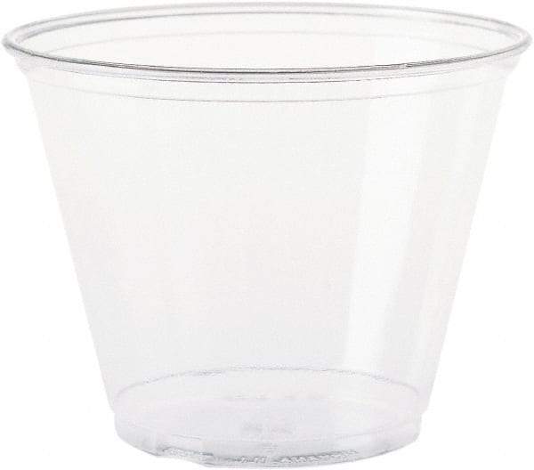 Solo - Ultra Clear Cups, Squat, 9 oz, PET, 50/Bag, 1000/Carton - Clear - Benchmark Tooling