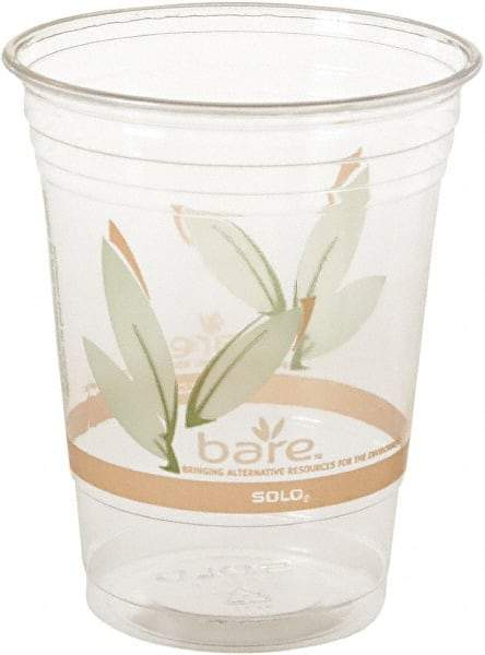 Solo - Bare Eco-Forward RPET Cold Cups, 16-18 oz, Clear, 50/Pack, 1000/Carton - Clear - Benchmark Tooling