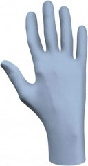 SHOWA - Size S, 6 mil, Food Grade, Powder Free Nitrile Disposable Gloves - Exact Industrial Supply