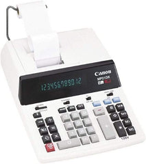 Canon - Fluorescent Printing Calculator - White, AC Powered, 12.2" Long x 9" Wide - Benchmark Tooling