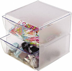 Deflect-o - Clear Desk Top Organizer - Plastic - Benchmark Tooling