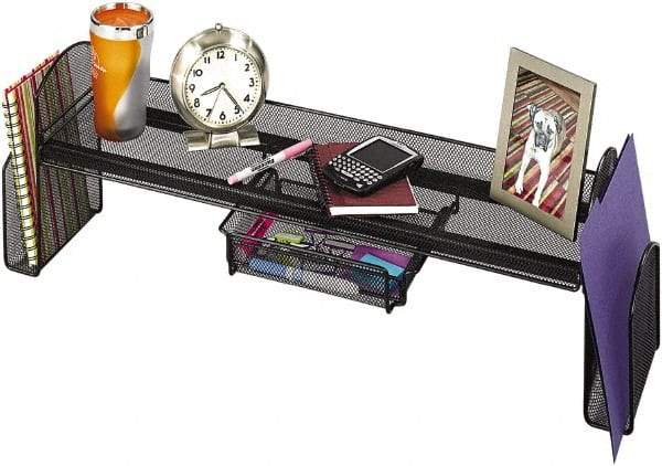 Safco - Black Space Saver Shelf - Steel, Mesh - Benchmark Tooling