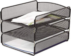 Safco - Black Document Organizer - Steel, Mesh - Benchmark Tooling