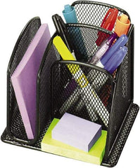 Safco - Black Desk Top Organizer - Steel - Benchmark Tooling