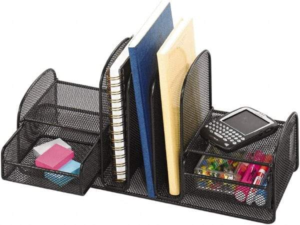 Safco - Black Document Organizer - Steel, Mesh - Benchmark Tooling