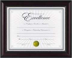 Dax - Rosewood Document Holders-Certificate/Document - 11" High x 8-1/2" Wide - Benchmark Tooling