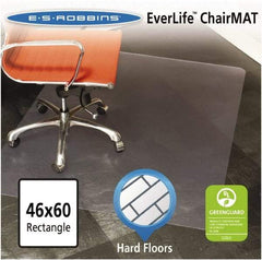 ES Robbins - 60" Long x 46" Wide, Chair Mat - Rectangular, Straight Edge Style - Benchmark Tooling