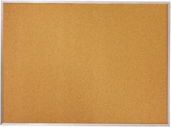 Mead - 96" Wide x 48" High Open Cork Bulletin Board - Natural (Color) - Benchmark Tooling