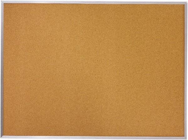 Mead - 36" Wide x 24" High Open Cork Bulletin Board - Natural (Color) - Benchmark Tooling