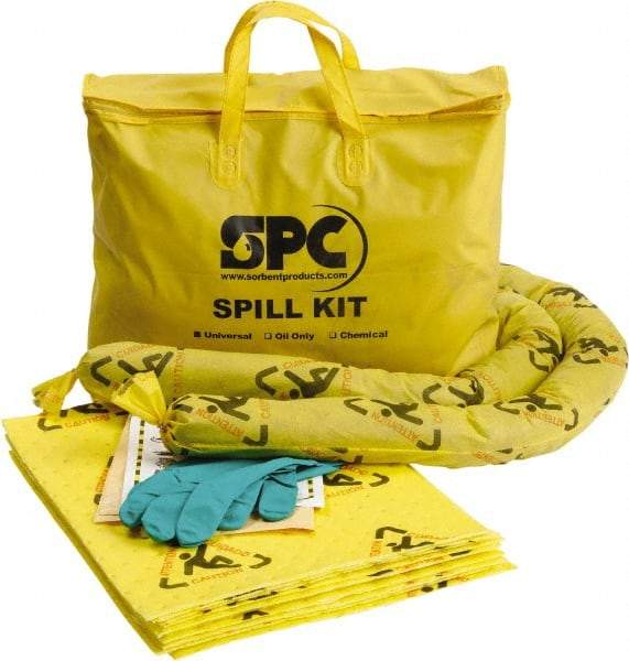 Brady SPC Sorbents - 5 Gal Capacity Chemical Spill Kit - 5 Gal Nylon Bag - Benchmark Tooling