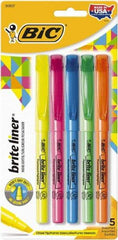 Bic - Assorted Colors Highlighter - Chisel Tip, Water Base Ink - Benchmark Tooling