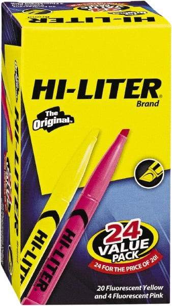 HiLiter - Yellow, Pink Highlighter - Chisel Tip, AP Nontoxic Ink - Benchmark Tooling