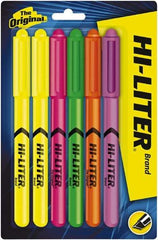 HiLiter - Green, Orange, Pink, Purple, Yellow Highlighter - Chisel Tip, AP Nontoxic Ink - Benchmark Tooling