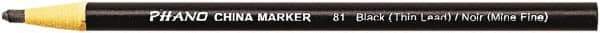 DIXON - Black China Marker - Soft Crayon Tip, Wax - Benchmark Tooling