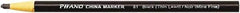 DIXON - Black China Marker - Soft Crayon Tip, Wax - Benchmark Tooling