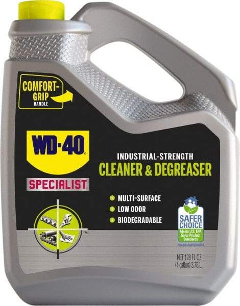 WD-40 Specialist - 1 Gal Bottle Cleaner/Degreaser - Liquid, Biodegradable, Pleasant - Benchmark Tooling