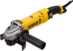 DeWALT - 4-1/2 & 5" Wheel Diam, 11,000 RPM, Corded Angle & Disc Grinder - 5/8-11 Spindle - Benchmark Tooling