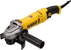 DeWALT - 4-1/2 & 5" Wheel Diam, 11,000 RPM, Corded Angle & Disc Grinder - 5/8-11 Spindle - Benchmark Tooling