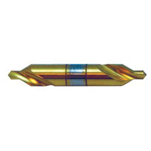 ‎#3-0 × 1-1/4″ OAL 90 Degree HSS Plain Combined Drill and Countersink TiN