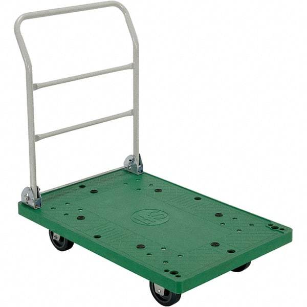 Vestil - 500 Lb Capacity Plastic/Steel Platform Truck - 24" OAW - Benchmark Tooling