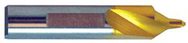 #17 x 2-3/4 OAL 60° HSS Combined Drill & Countersink-TiN Coated - Benchmark Tooling